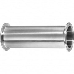 Value Collection - Sanitary Stainless Steel Pipe Fittings Type: Straight Connector Style: Quick-Clamp - Exact Tooling