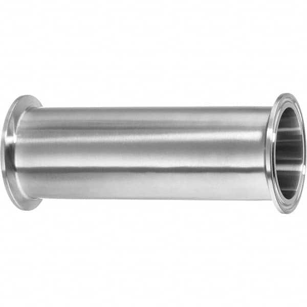 Value Collection - Sanitary Stainless Steel Pipe Fittings Type: Straight Connector Style: Quick-Clamp - Exact Tooling