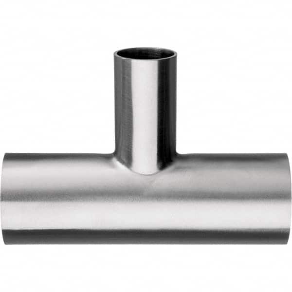 Value Collection - Sanitary Stainless Steel Pipe Fittings Type: Tee Reducer Style: Butt Weld - Exact Tooling