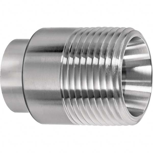 Value Collection - Sanitary Stainless Steel Pipe Fittings Type: Male Straight Style: Butt Weld - Exact Tooling