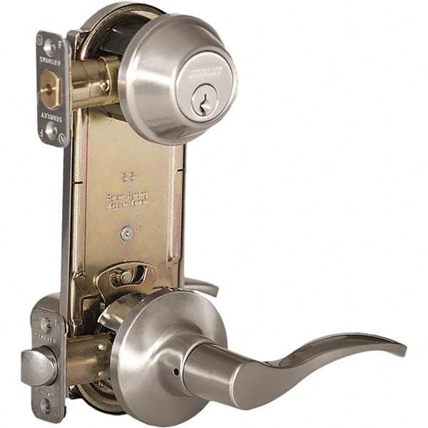 Stanley - Entry Lever Lockset for 1-3/8 to 1-3/4" Thick Doors - Exact Tooling