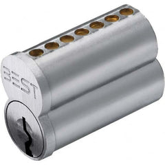 Stanley - Push-Button Lock with Interchangeable Core Lever Lockset for 1/4" Thick Doors - Exact Tooling