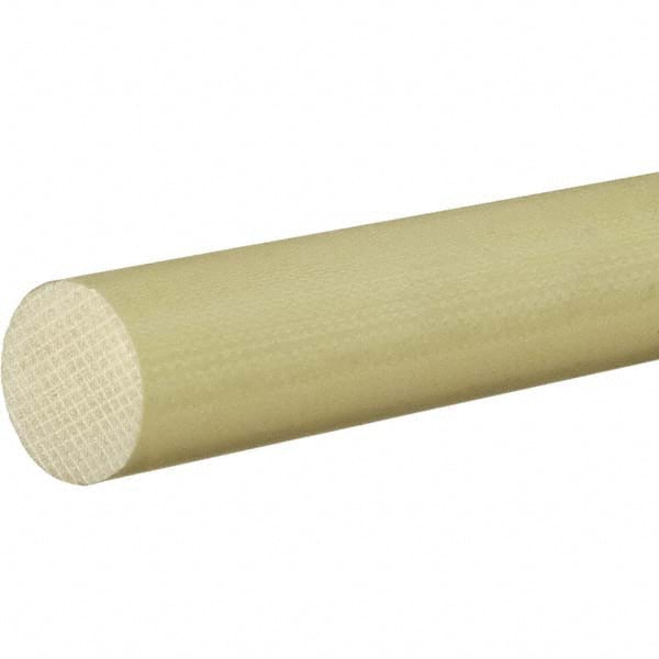 USA Sealing - 1' x 1-1/2" Yellow Garolite (G-10/FR4) Rod - Exact Tooling