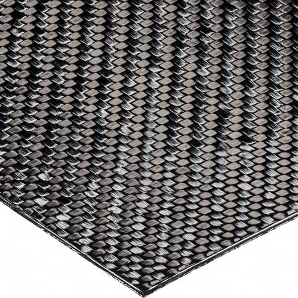 USA Sealing - 1' x 12" x 1/16" Black Carbon Fiber (Twill Weave) Sheet - Exact Tooling