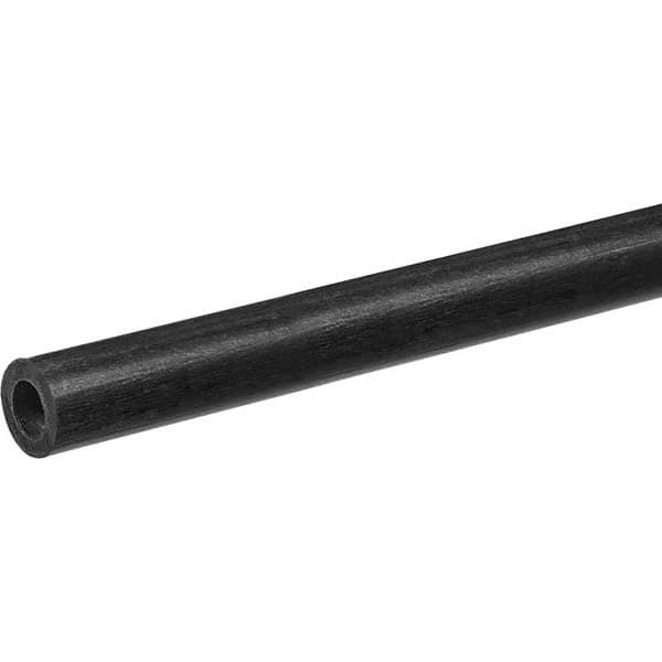 USA Sealing - 1/4" ID x 3/8" OD, 48" Long, Black Carbon Fiber (Unidirectional) Round Tube - Exact Tooling