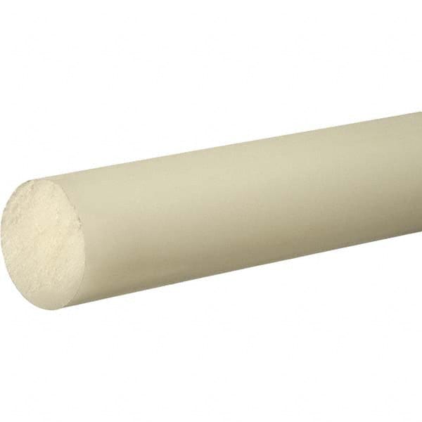 USA Sealing - 1' x 2" Semi-Clear White Polypropylene Rod - Exact Tooling