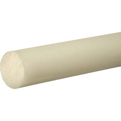 USA Sealing - 3' x 1-1/2" Semi-Clear White Polypropylene Rod - Exact Tooling