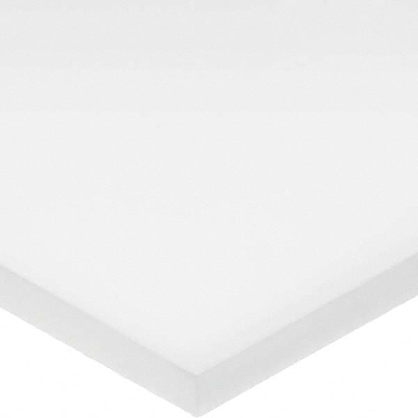 USA Sealing - 4' x 32" x 2-1/2" White Polyethylene (UHMW) Sheet - Exact Tooling