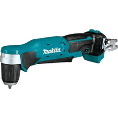 Makita - 12 Volt 3/8" Chuck Right Angle Handle Cordless Drill - 0-1100 RPM, Keyless Chuck, Reversible, Lithium-Ion Batteries Not Included - Exact Tooling