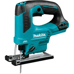 Makita - 12 Volt, 3,000 SPM, 7/8" Stroke Length, Lithium-Ion Cordless Jigsaw - 90° Cutting Angle, Series 12V MAX - Exact Tooling