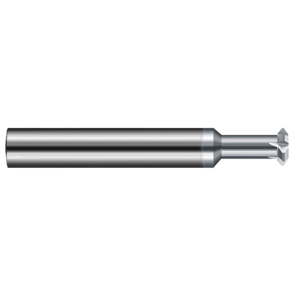 Harvey Tool - 5/8° 5/8" Cut Diam, 0.2075" Cut Width, 5/8" Shank, Solid Carbide Double-Angle Cutter - Exact Tooling
