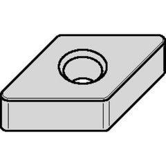DNMA 432 A|None WK20CT, 1/32″ Corner Radius, 3/16″ Thick, 1/2″ Inscribed Circle, TiN, Turning Indexable Insert - Exact Tooling