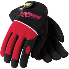 120-MX2840/M Mechanics Gloves - Professional Mechanic's Gloves - Black and Red - Exact Tooling