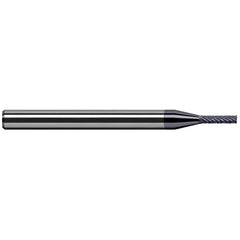 Harvey Tool - 3/32" Cut Diam, 1/8" Shank Diam, Solid Carbide Double Cut Square Burr - Exact Tooling