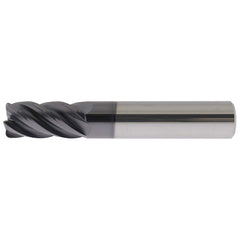 ProMax - Corner Radius & Corner Chamfer End Mills; Mill Diameter (Inch): 1 ; Mill Diameter (Decimal Inch): 1.0000 ; End Type: Single ; Corner Radius (Inch): 0.2500 ; Number of Flutes: 5 ; Material: Solid Carbide - Exact Tooling