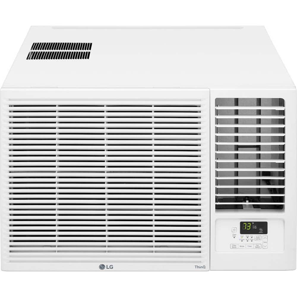 LG Electronics - 12,000/9,800 & 17,500/18,000 BTU 7.8/7.3 & 15/16 Amp EER 11.2 Window Air Conditioner with Electric Heat - Exact Tooling