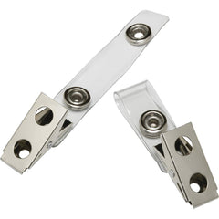 Ability One - Retractable Straps; Color: Clear ; Attachment Type: Clip-On; Snap-On - Exact Tooling