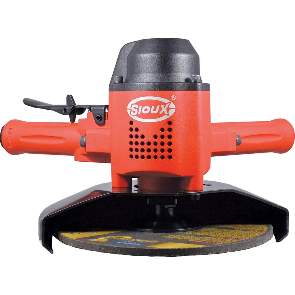 Sioux Tools - 9" Wheel Diam, 6,000 RPM Air Angle Grinder - Exact Tooling