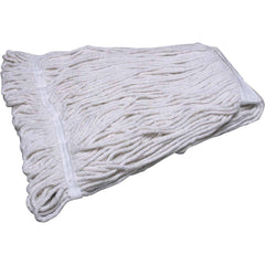 Ability One - Wet Mop Heads & Pads; Style: Loop End ; Material: Cotton ; Approximate Weight (oz.): 20 ; Mop Color: Natural ; Headband Size (Inch): 1-1/4 ; Connection Type: Clamp Jaw - Exact Tooling