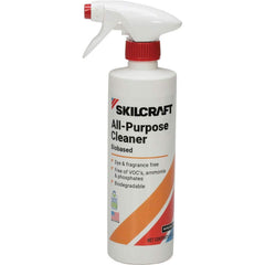 Ability One - All-Purpose Cleaners & Degreasers; Type: All-Purpose Cleaner ; Container Type: Spray Bottle ; Container Size: 16 oz ; Scent: Fragrance Free ; Form: Liquid ; Material Application: Hard Surfaces - Exact Tooling