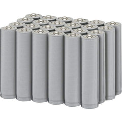 Ability One - Batteries; Type: Standard ; Battery Size: AA ; Battery Chemistry: Lithium ; Voltage: 3.60 ; Rechargeable: Disposable ; Terminal Style: Button Tab - Exact Tooling