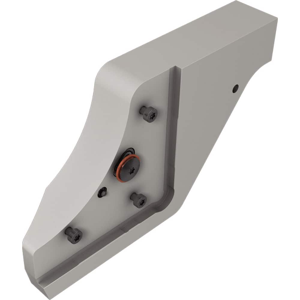 Iscar - Indexable Cut-Off Blade Tool Blocks; Tool Block Style: TGTBQ ; Blade Height (mm): 90.50 ; Manufacturers Catalog Number: TGTBQ 31.8L-D120-JHP ; Overall Length (mm): 176.7800 ; Overall Height (mm): 95.00000 ; Shank Height (Inch): 1 1/4 - Exact Tooling