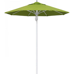 California Umbrella - Patio Umbrellas; Umbrella Diameter (Inch): 90 ; Height (Feet): 8.666 ; Fabric Color: Macaw ; Base Included: No ; Frame Material: Aluminum ; Frame Color: Silver - Exact Tooling