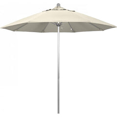 California Umbrella - Patio Umbrellas; Umbrella Diameter (Inch): 108 ; Height (Feet): 8.583 ; Fabric Color: Antique Beige ; Base Included: No ; Frame Material: Aluminum ; Frame Color: Silver - Exact Tooling