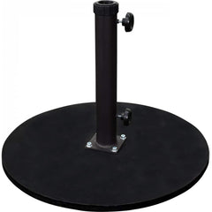 California Umbrella - Patio Furniture Parts & Accessories; Type: Umbrella Base ; Material: Steel/Polycarbonate ; Color/Finish: Black ; Height (Inch): 18 - Exact Tooling