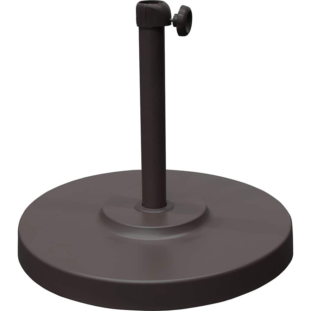 California Umbrella - Patio Furniture Parts & Accessories; Type: Umbrella Base ; Material: Steel/Polycarbonate ; Color/Finish: Bronze - Exact Tooling