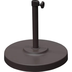 California Umbrella - Patio Furniture Parts & Accessories; Type: Umbrella Base ; Material: Steel/Polycarbonate ; Color/Finish: Bronze - Exact Tooling