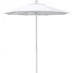California Umbrella - Patio Umbrellas; Umbrella Diameter (Inch): 90 ; Height (Feet): 8.000 ; Fabric Color: White ; Base Included: No ; Frame Material: Aluminum ; Frame Color: White - Exact Tooling