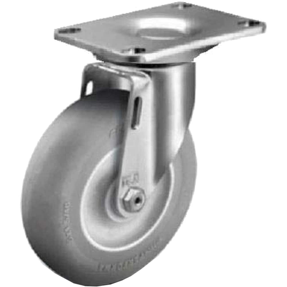 Linco - Standard Casters; Mount: Top Plate ; Style: Swivel ; Wheel Diameter: 3-1/2 (Inch); Wheel Width: 1-1/4 (Inch); Overall Height (Inch): 4-11/16 ; Load Capacity (Lb.): 250.000 - Exact Tooling
