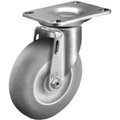 Linco - Standard Casters; Mount: Top Plate ; Style: Swivel ; Wheel Diameter: 3-1/2 (Inch); Wheel Width: 1-1/4 (Inch); Overall Height (Inch): 4-11/16 ; Load Capacity (Lb.): 250.000 - Exact Tooling