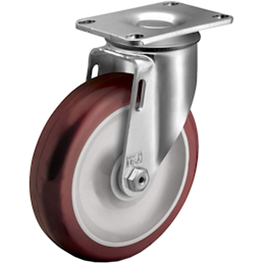 Linco - Standard Casters; Mount: Top Plate ; Style: Swivel ; Wheel Diameter: 3-1/2 (Inch); Wheel Width: 1-1/4 (Inch); Overall Height (Inch): 4-11/16 ; Load Capacity (Lb.): 250.000 - Exact Tooling