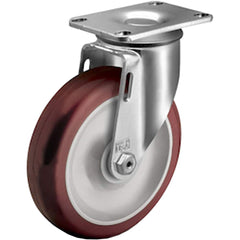 Linco - Standard Casters; Mount: Top Plate ; Style: Swivel ; Wheel Diameter: 3-1/2 (Inch); Wheel Width: 1-1/4 (Inch); Overall Height (Inch): 4-11/16 ; Load Capacity (Lb.): 250.000 - Exact Tooling
