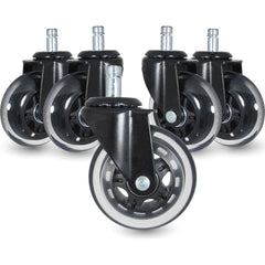 Linco - Standard Casters; Mount: Friction Ring Stem ; Style: Swivel ; Wheel Diameter: 3 (Inch); Wheel Width: 1 (Inch); Overall Height (Inch): 4-1/8 ; Load Capacity (Lb.): 600.000 - Exact Tooling
