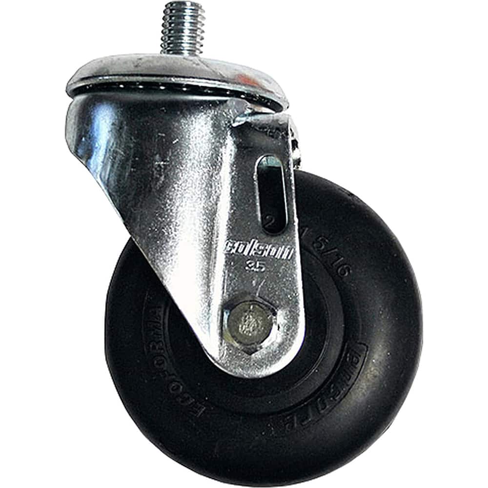 Linco - Standard Casters; Mount: Threaded Stem ; Style: Swivel ; Wheel Diameter: 3-1/2 (Inch); Wheel Width: 1-1/4 (Inch); Overall Height (Inch): 4-11/16 ; Load Capacity (Lb.): 250.000 - Exact Tooling