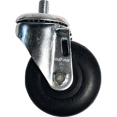 Linco - Standard Casters; Mount: Threaded Stem ; Style: Swivel ; Wheel Diameter: 3-1/2 (Inch); Wheel Width: 1-1/4 (Inch); Overall Height (Inch): 4-11/16 ; Load Capacity (Lb.): 250.000 - Exact Tooling