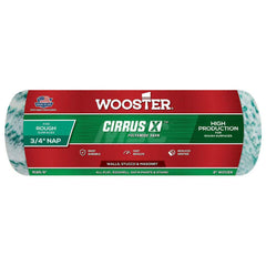 Wooster Brush - Paint Roller Covers; Type: Roller Cover ; Nap Size (Inch): 3/4 ; Nap Size (Decimal Inch): 0.7500 ; Width (Inch): 9 ; Texture: Rough ; Material: Polyamide Yarn - Exact Tooling