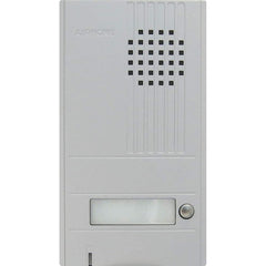 Aiphone - Intercoms & Call Boxes; Intercom Type: Audio Door Station ; Connection Type: Corded ; Number of Channels: 1 ; Number of Stations: 1 ; Height (Decimal Inch): 1.400000 ; Width (Decimal Inch): 4.7500 - Exact Tooling