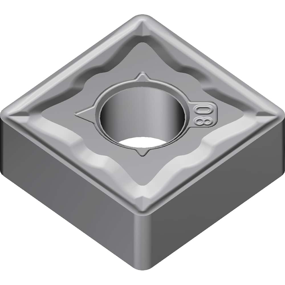 SNMG866EEM AC8015P Carbide Turning Insert Absotech Finish, 1″ Long, 1″ Inscribed Circle, 0.0945″ Corner Radius, 0.3748″ Thick, 90° Included Angle, Series AC8000P