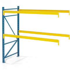 Steel King - Storage Racks; Type: Pallet Rack Add-On Unit ; Width (Inch): 108 ; Height (Inch): 96 ; Depth (Inch): 36 ; Number of Bays: 1 ; Color: Blue; Yellow - Exact Tooling