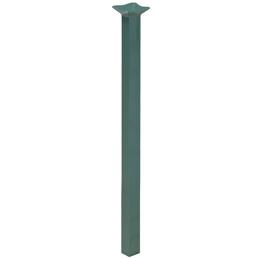 Steel King - Storage Racks; Type: Vertical Corner Post ; Width (Inch): 2 ; Height (Inch): 48 ; Depth (Inch): 2 ; Number of Bays: 0 ; Color: Vista Green - Exact Tooling