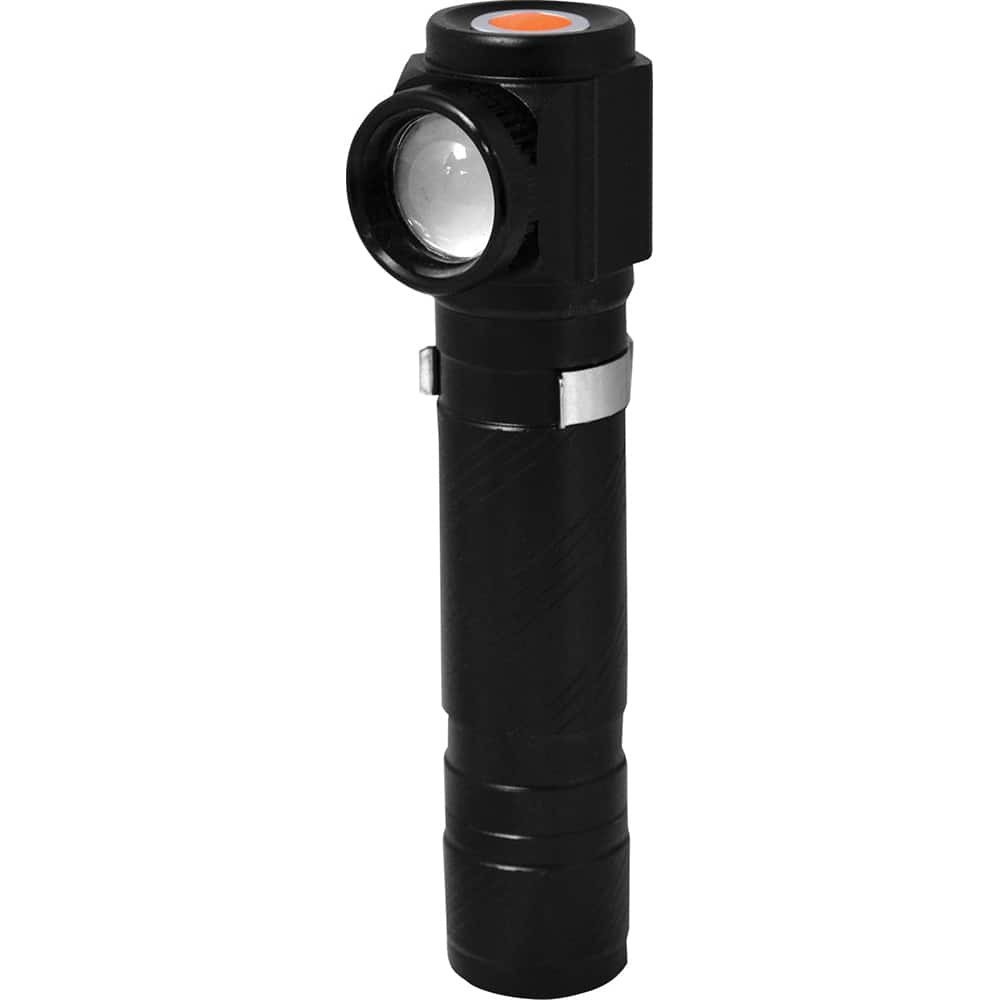 GoGreen Power - Flashlights; Type: Industrial/Tactical ; Bulb Type: LED ; Battery Size: Integrated ; Rechargeable: Rechargeable ; Body Color: Black ; Complete Light Output (Lumens): 500 - Exact Tooling