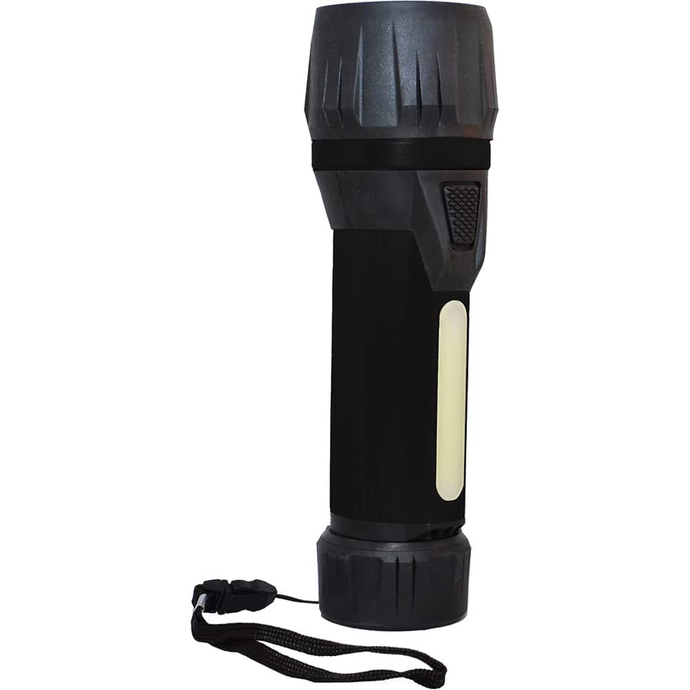 GoGreen Power - Flashlights; Type: Industrial/Tactical ; Bulb Type: LED ; Battery Size: D ; Rechargeable: Disposable ; Body Color: Black ; Complete Light Output (Lumens): 300 - Exact Tooling
