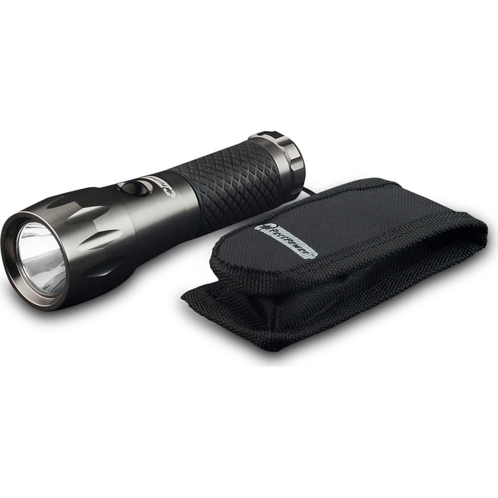GoGreen Power - Flashlights; Type: Industrial/Tactical ; Bulb Type: LED ; Battery Size: AAA ; Rechargeable: Disposable ; Body Color: Silver ; Complete Light Output (Lumens): 140 - Exact Tooling