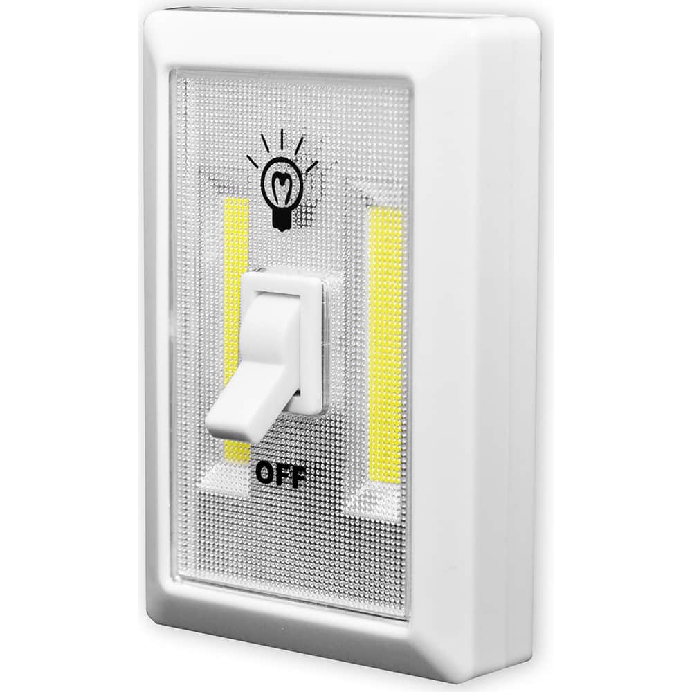 GoGreen Power - Flashlights; Type: Industrial/Tactical ; Bulb Type: LED ; Battery Size: AAA ; Rechargeable: Disposable ; Body Color: White ; Complete Light Output (Lumens): 200 - Exact Tooling