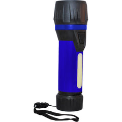 GoGreen Power - Flashlights; Type: Industrial/Tactical ; Bulb Type: LED ; Battery Size: D ; Rechargeable: Disposable ; Body Color: Blue ; Complete Light Output (Lumens): 300 - Exact Tooling