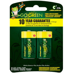GoGreen Power - Batteries; Type: Standard ; Battery Size: C ; Battery Chemistry: Alkaline ; Voltage: 120 ; Rechargeable: No ; Terminal Style: Button Tab - Exact Tooling